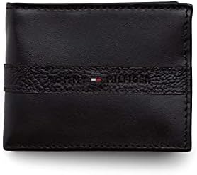 Tommy Hilfiger Cartera Passcase para hombre con ventana de identifi...