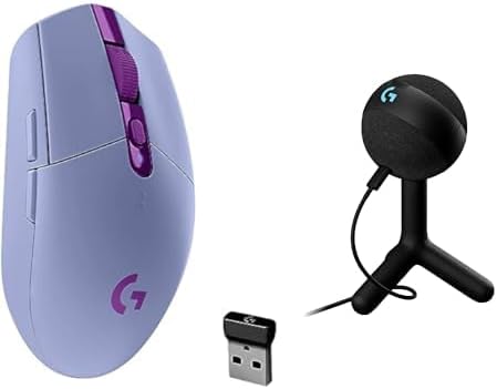 Logitech G 305 Lightspeed - Mouse inalámbrico para juegos, lila + m...