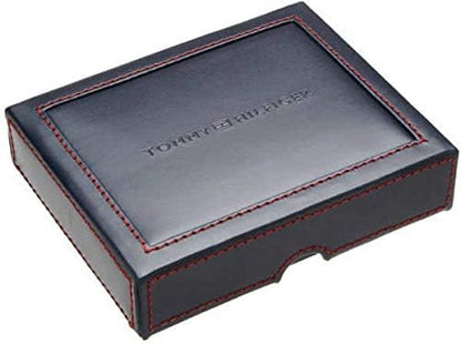 Tommy Hilfiger Cartera Passcase para hombre con ventana de identifi...