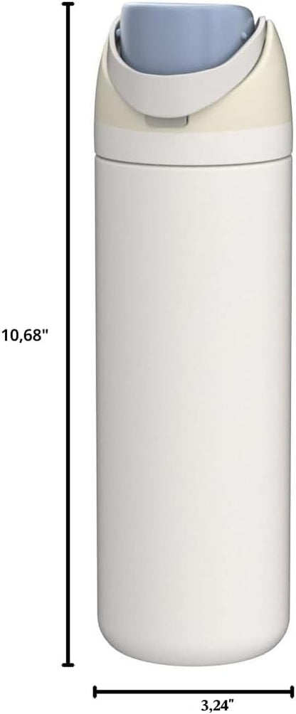 Owala FreeSip - Botella de agua de acero inoxidable de 24 oz Iced B...