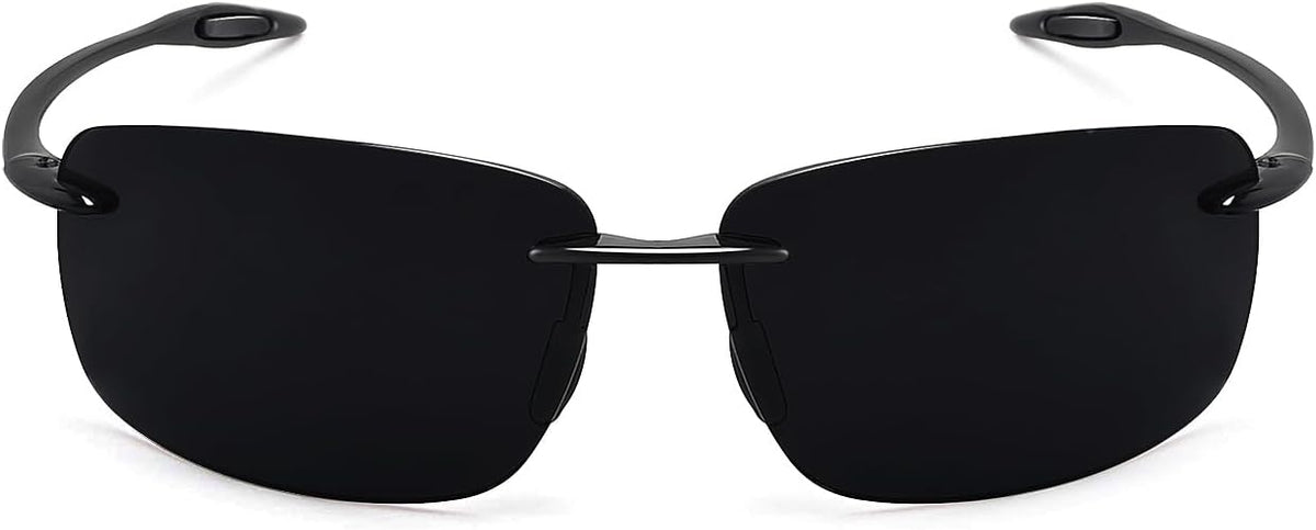 JULI Gafas de sol deportivas para hombres y mujeres, marco Tr90 sin...