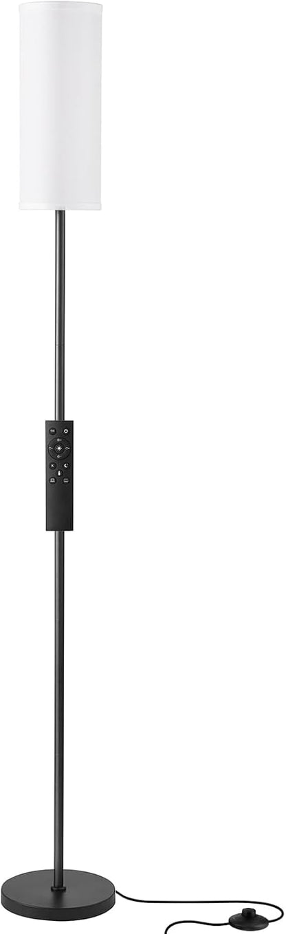 Ambimall Lámpara de pie moderna de 64" con control remoto, bomb...