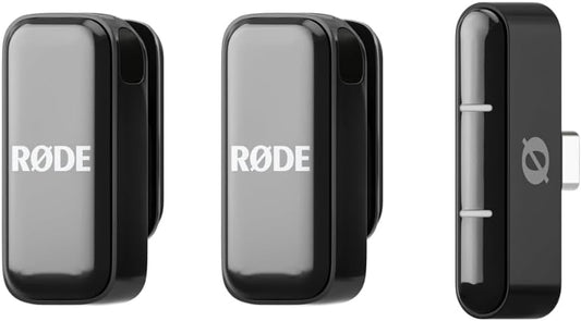 RØDE Wireless Micro - Micrófono inalámbrico compacto, dos micrófono...