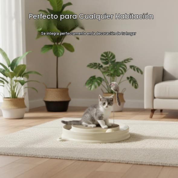 AUOON - Juguete rascador para gatos con pista de bolas para gatos d...