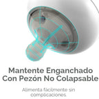 Nanobebe Flexy - Biberones de silicona para bebés, anticólicos, sen...