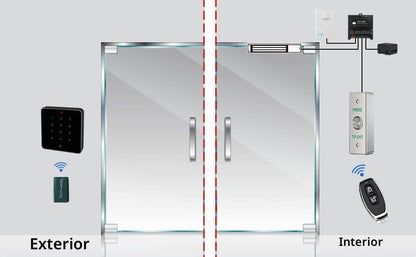 Kit de cerradura magnética eléctrica de 600 libras, bloqueo electro...