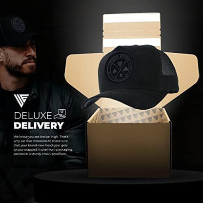 Urban Effort Trucker Hat para hombre – Gorra de béisbol con parte t...