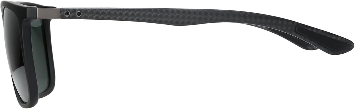 ZENOTTIC Gafas de sol polarizadas cuadradas para hombre, ultraliger...