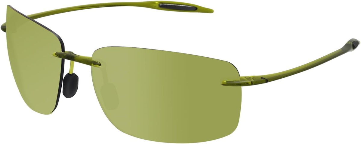 JULI Gafas de sol deportivas para hombres y mujeres, marco Tr90 sin...