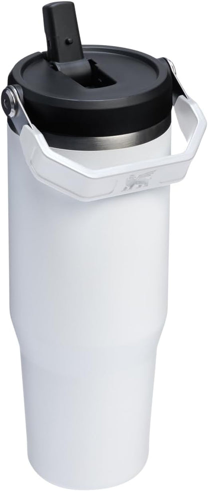 STANLEY IceFlow 2.0 - Vaso con pajita, 30 onzas, tiza | Asa de fáci...
