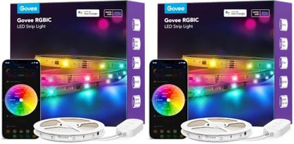 Govee Tira de luces LED RGBIC de 32.8 pies, compatible con Alexa y...
