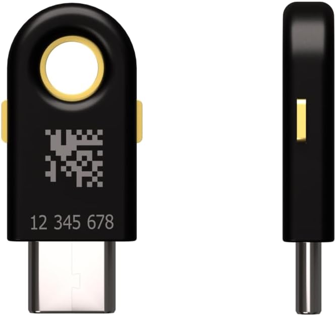 Yubico - YubiKey 5C - Clave de seguridad de autenticación multifact...