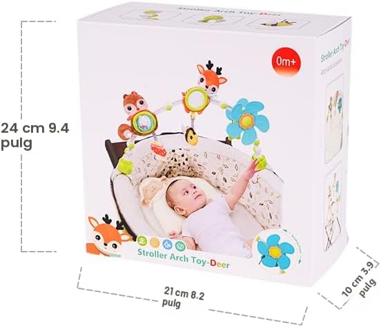 Lynncare Arco Ajustable de Juguetes para Cuna de Bebé para Lactante...