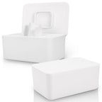 LEQXGO - Paquete de 2 dispensadores de toallitas para bebés, dispen...