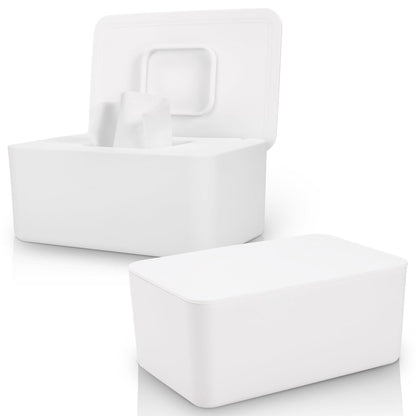 LEQXGO - Paquete de 2 dispensadores de toallitas para bebés, dispen...