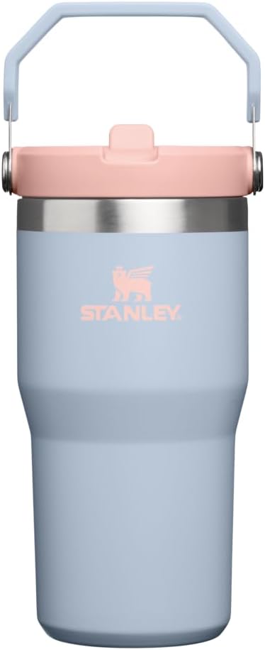 STANLEY IceFlow 2.0 - Vaso con pajita, 20 onzas, Blue Dream | Asa d...