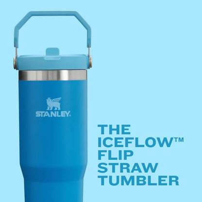 Vaso Stanley IceFlow Flip con pajita y asa, 20 oz | Tapa giratoria...