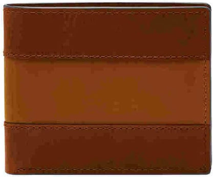 Fossil Everett - Billetera plegable de piel con tapa para identific...