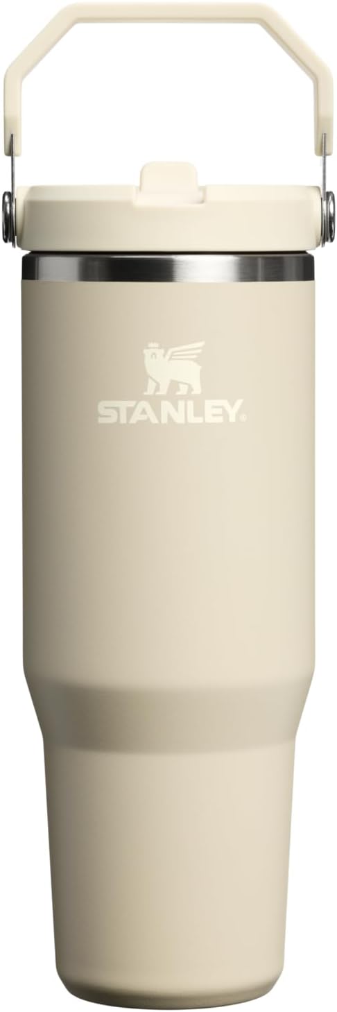 STANLEY IceFlow 2.0 - Vaso con pajita, 30 onzas, almendra tostada |...