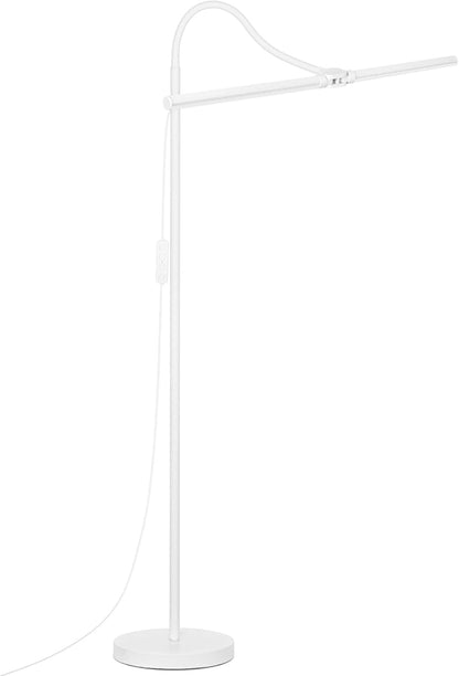 Lámpara de pie blanca, lámpara de pie LED brillante de 18 W\/2000 l...