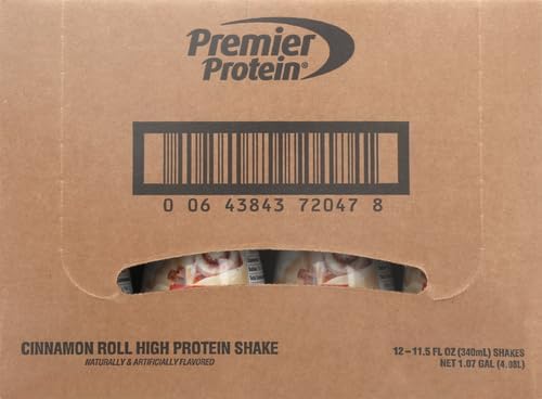Premier Protein Batido, rollo de canela, 1.06 oz de proteína, sin a...