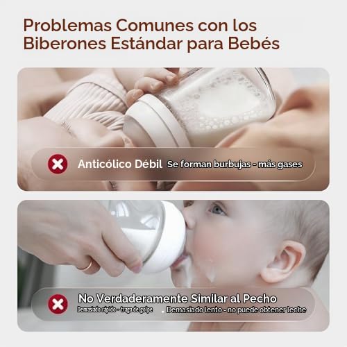 Biberones anticólicos naturales Thyseed PPSU | Biberón de lactancia...