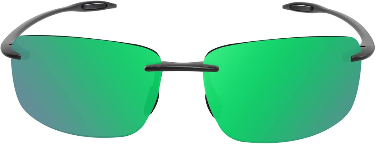 JULI Gafas de sol deportivas para hombres y mujeres, marco Tr90 sin...
