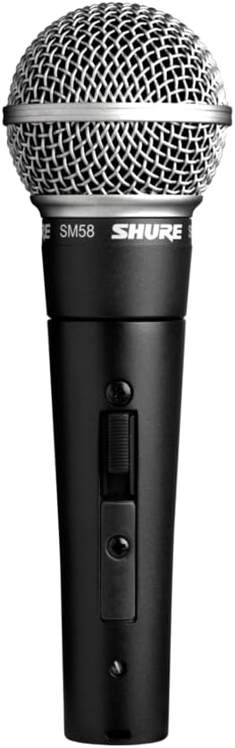 Micrófono SHURE, Negro | Micrófono vocal dinámico cardioide con int...