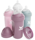 Herobility Biberones anticólicos de 8.5 fl oz\/8.1 fl oz, paquete d...