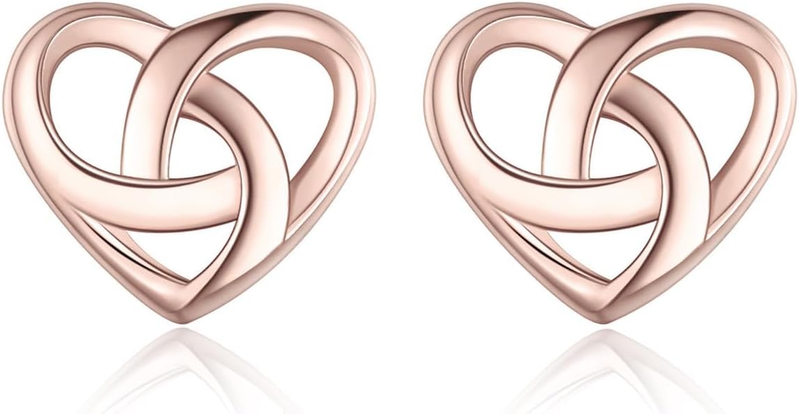 ChicSilver Pendientes celtas para mujer de plata de ley hipoalergén...
