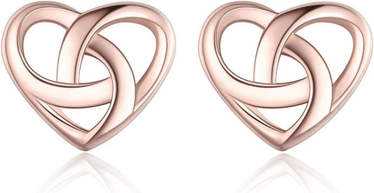 ChicSilver Pendientes celtas para mujer de plata de ley hipoalergén...