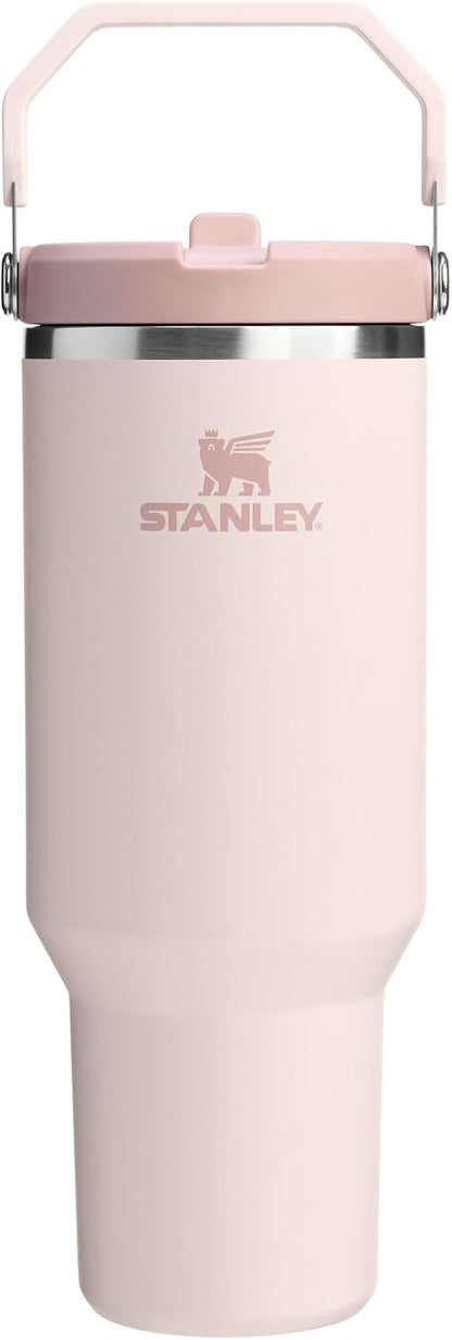 STANLEY IceFlow 2.0 - Vaso con pajita, 40 onzas, cuarzo rosa | Asa...