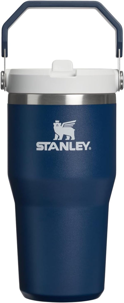 STANLEY IceFlow 2.0 - Vaso con pajita, 20 onzas, azul marino oscuro...