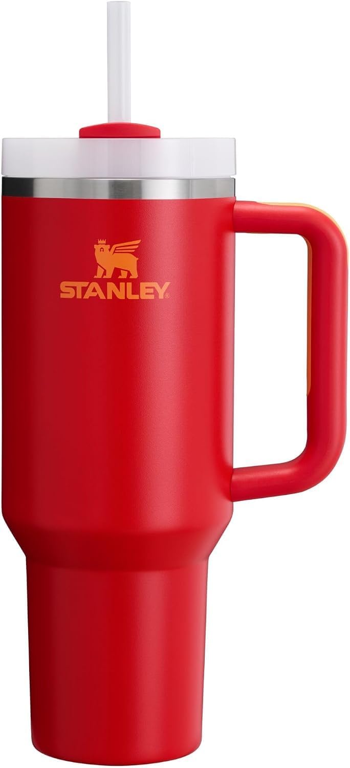 Stanley Quencher H2.0 - Vaso con mango y popote de 40 onzas | Tapa...