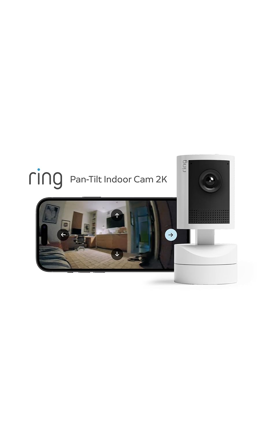 Cámara para interiores con movimiento 2K Ring con enchufe (último m...