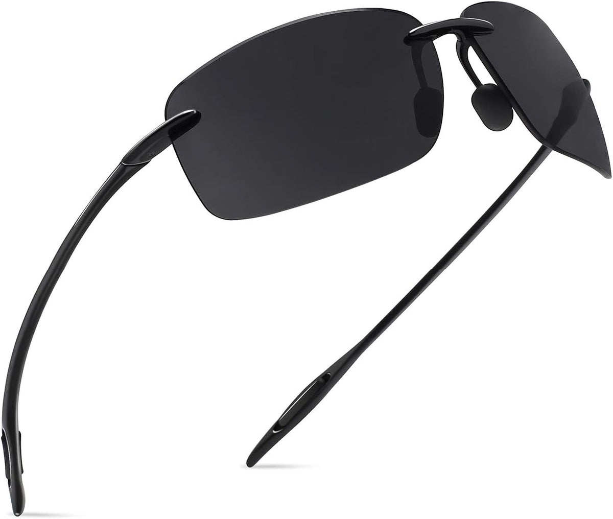 JULI Gafas de sol deportivas para hombres y mujeres, marco Tr90 sin...