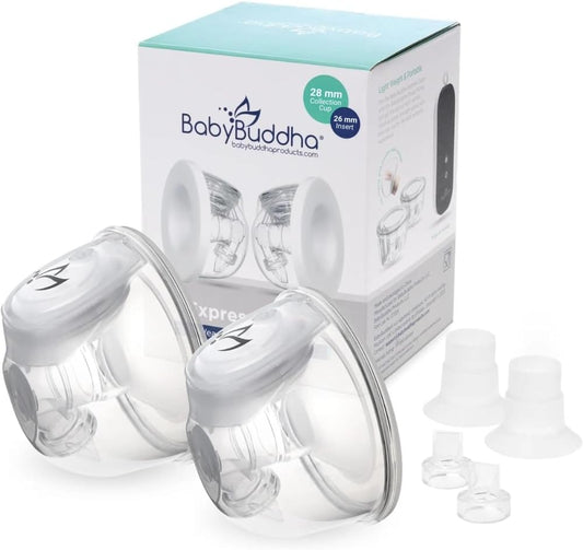 BabyBuddha Tazas de Recolección de Leche Manos Libres para Sacalech...