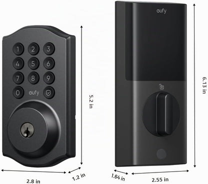 eufy Security Smart Lock C30, cerradura de puerta de entrada sin ll...