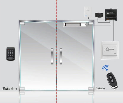 Sistema de control de acceso a la puerta, teclado RFID, kit de cerr...