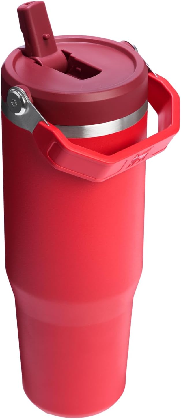 STANLEY IceFlow 2.0 - Vaso con pajilla abatible con asa, tapa girat...