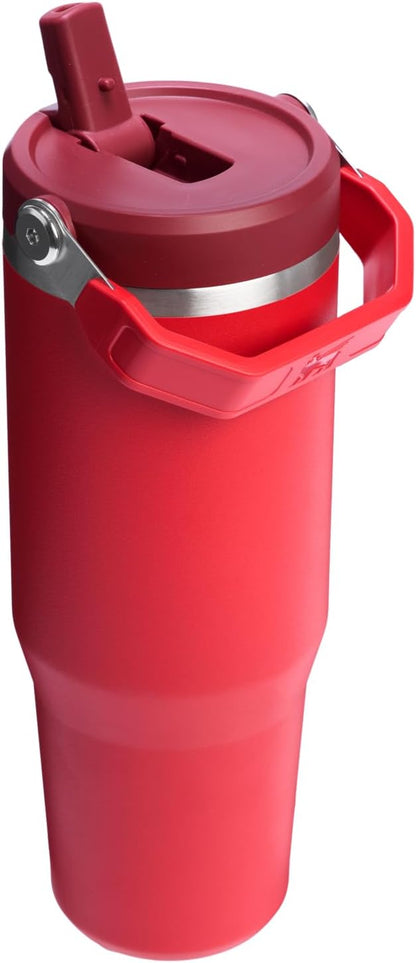STANLEY IceFlow 2.0 - Vaso con pajilla abatible con asa, tapa girat...