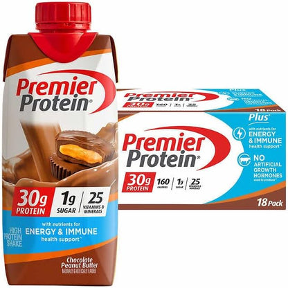 Premier Protein Plus Batido de proteína, apoyo energético e inmunol...