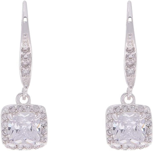 Anne Klein Pendientes de cristal para mujer, joyería de moda llamat...