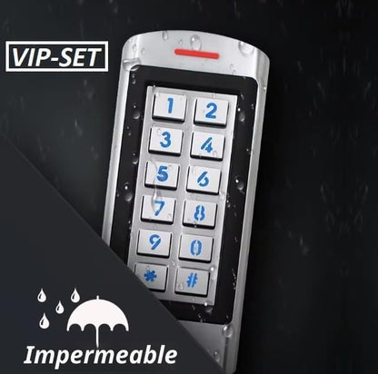 Kit de sistema de control de acceso para puerta de acero inoxidable...