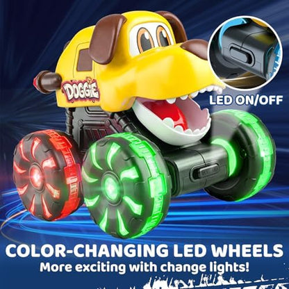 Tsomtto Press and Go - Coches de animales con luz y juguetes musica...