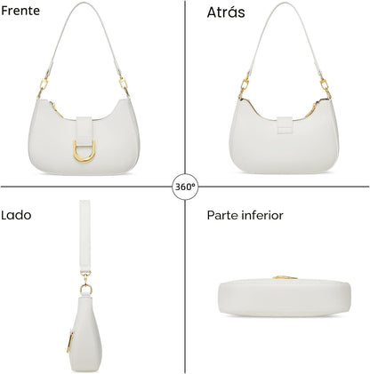KKXIU Bolso de Hombro para Mujer Bolso de Moda para Todos los días...