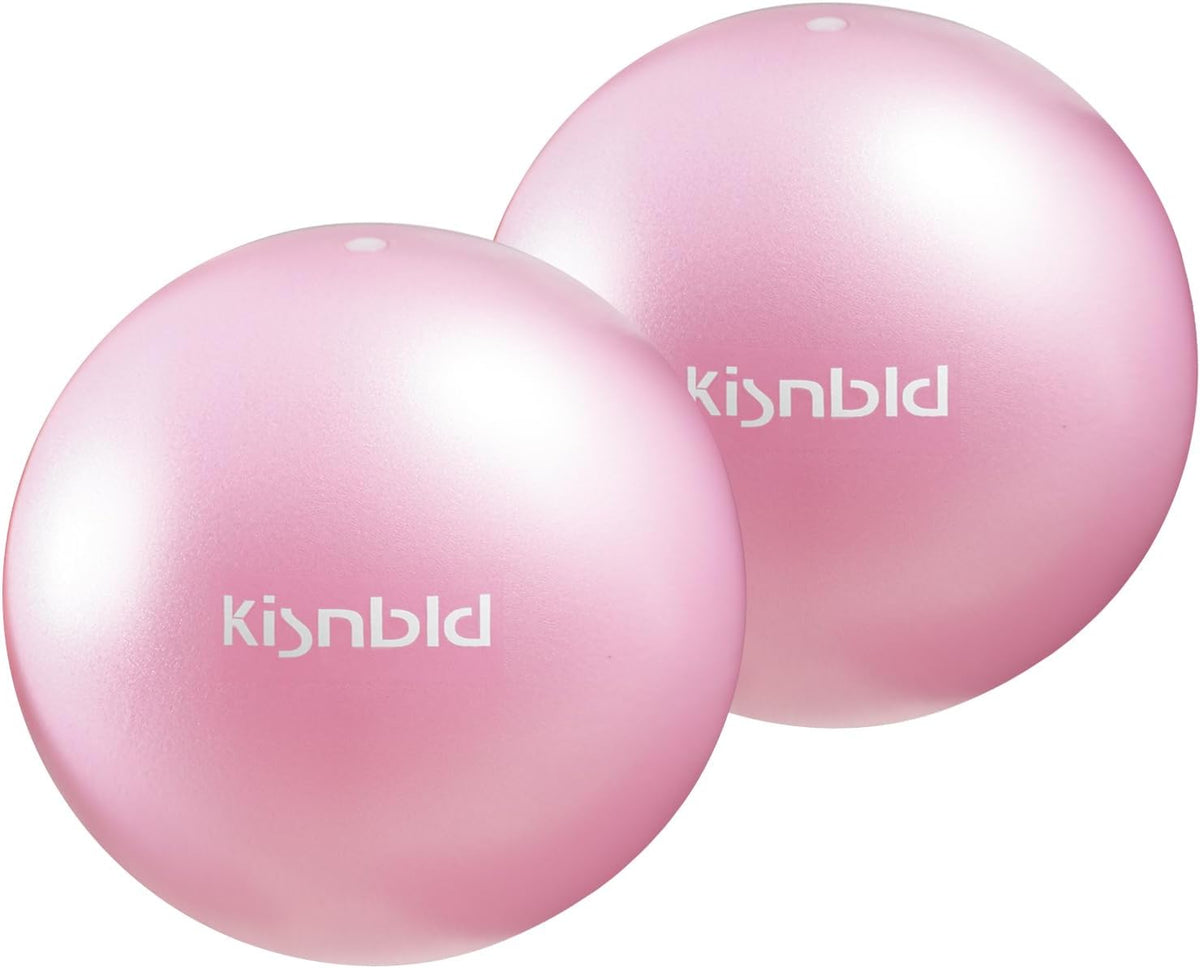 kisnbld Pequeña pelota de ejercicio, mini pelota de pilates de 9 pu...
