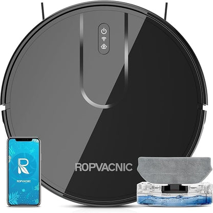 ROPVACNIC Robot aspirador robot aspirador y trapeador combinado con...