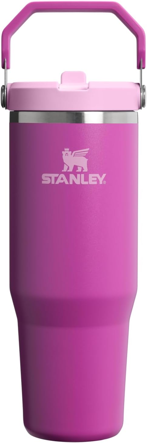 STANLEY IceFlow 2.0 - Vaso con pajita, 30 onzas, flor oscura | Asa...