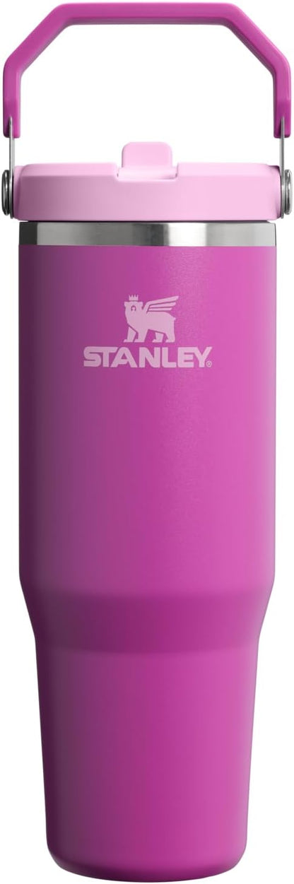 STANLEY IceFlow 2.0 - Vaso con pajita, 30 onzas, flor oscura | Asa...